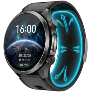 Kardiowatch EKG EXON Aero – czarny silikon premium