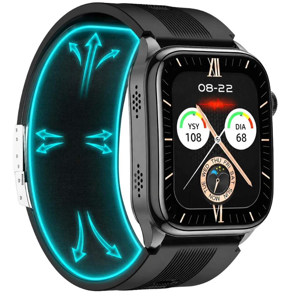 Kardiowatch EKG EXON Prime – czarny silikonowy pasek - obrazek 2