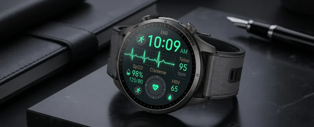 Nowoczesny, elegancki kardiowatch EXON