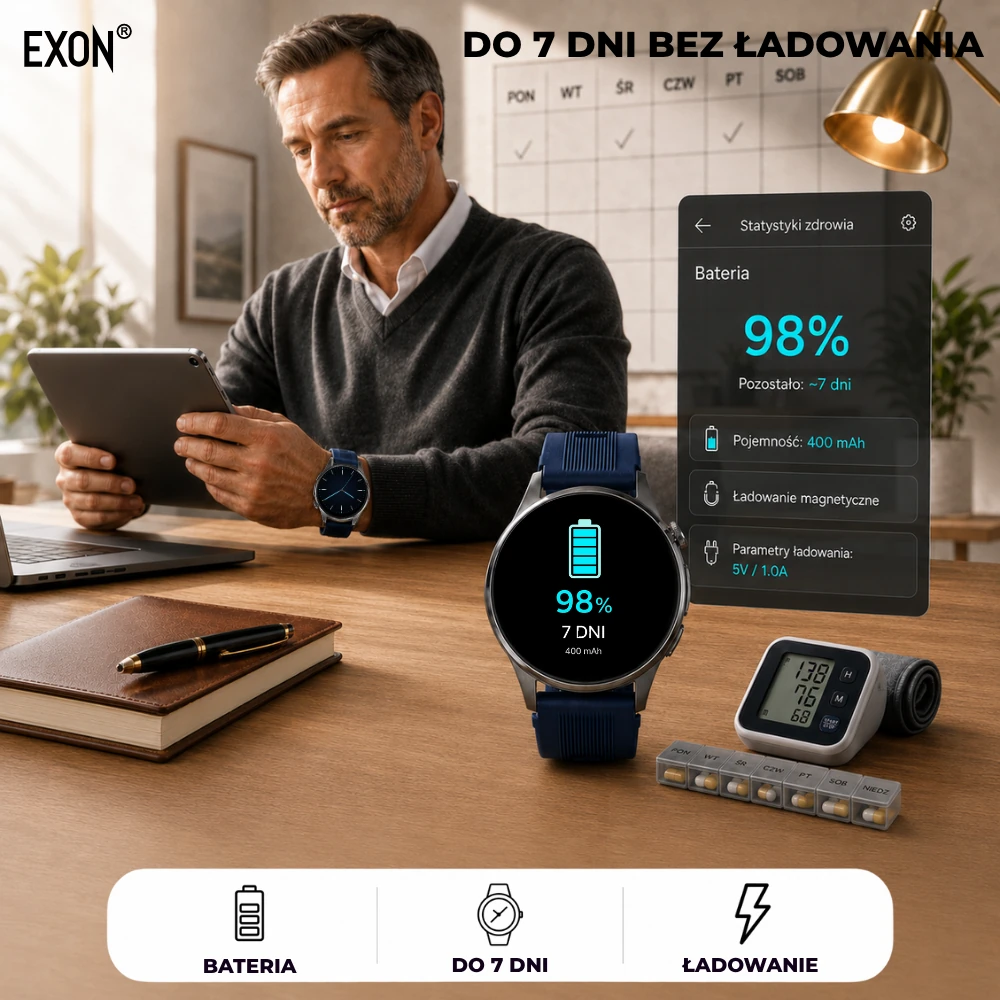 Bezpieczne ładowanie Kardiowatch Exon Alvio