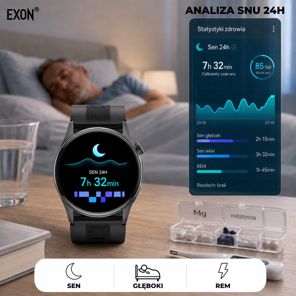 Kardiowatch Alvio z analiza snu