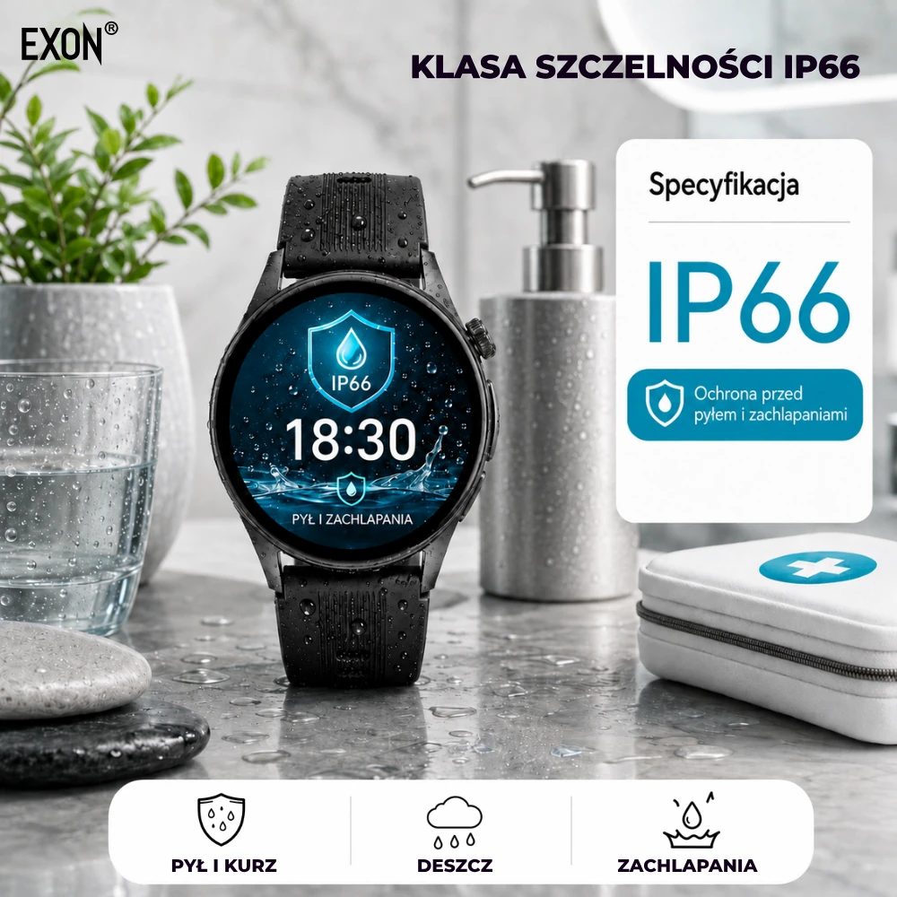 Odporność na zachlapania Kardiowatch Alvio