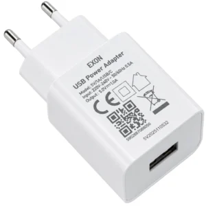 Ładowarka sieciowa EXON USB 5V 1A prawidłowe parametry