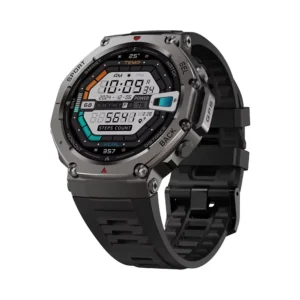smartwatch z gps exon atlas z czarnym paskiem silikonowym ekran amoled
