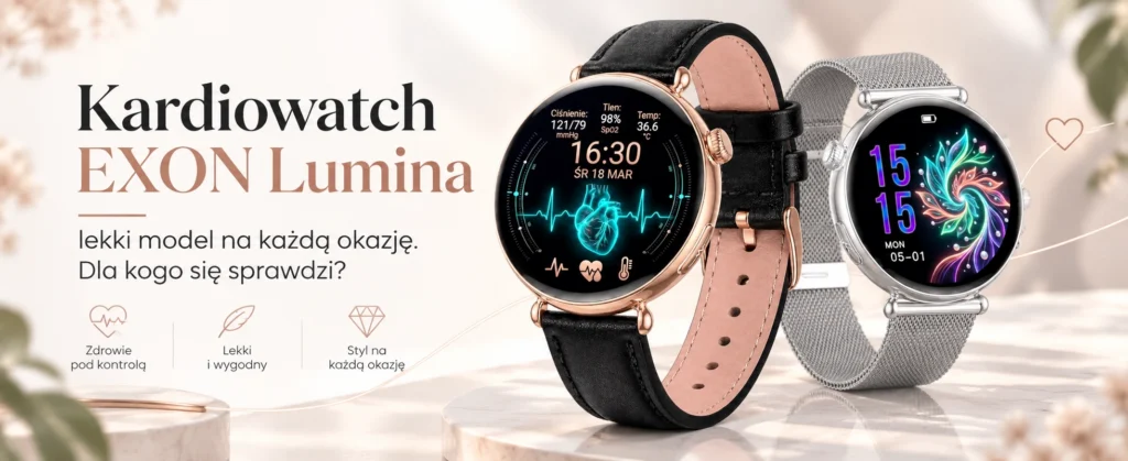 exon lumina zegarek z ekg dla kogo się sprawdzi
