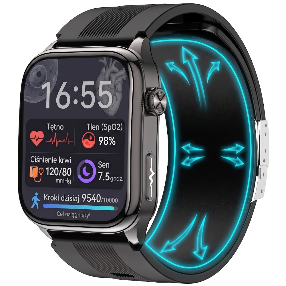 Kardiowatch EKG Exon Prime z funkcją powiadomień SMS i połączeń