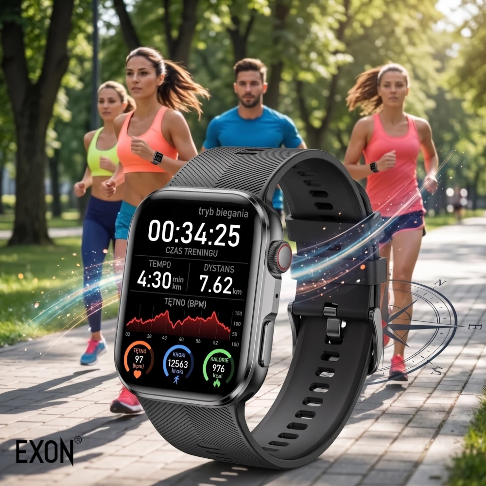 EXON Cardis funkcje sportowe oraz z monitoringiem codziennej aktywności