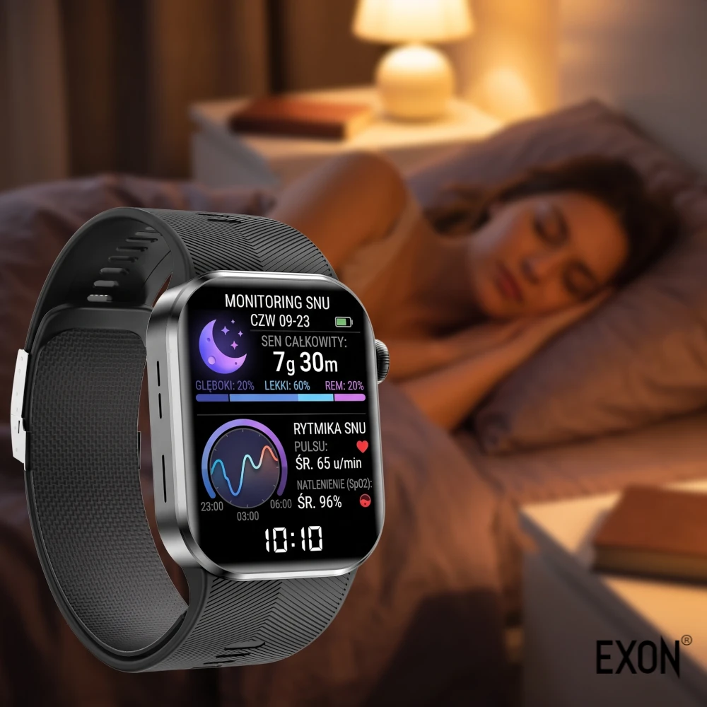 Kardiowatch EKG EXON Cardis z monitoringu snu