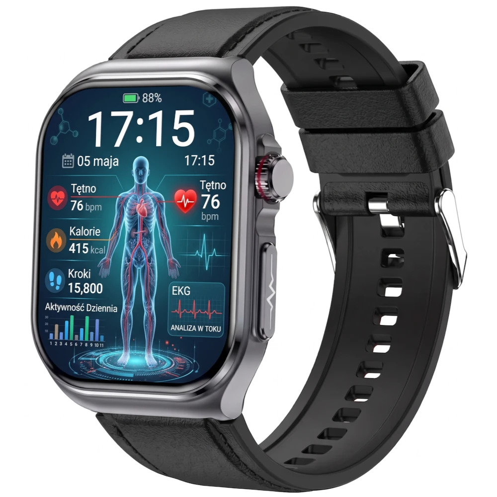 Kardiowatch EKG Exon Pulse Max z pomiarem saturacji oraz ciśnienia krwi