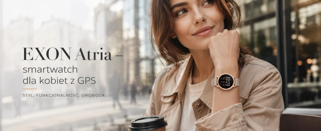 stylowy smartwatch dla kobiet EXON Atria