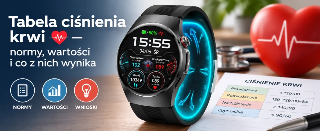 tabela prawidłowego ciśnienia krwi i kardiowatch EXON