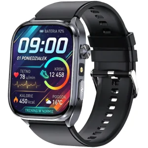 Kardiowatch Exon EKG Vectra z pomiarem EKG i HRV czarny pasek
