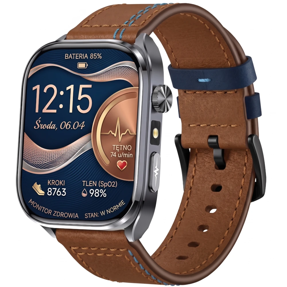 Kardiowatch Ekg Exon Vectra elegancki zegarek męski