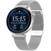 Smartwatch kobiecy Exon Lumina na srebrnej bransolecie