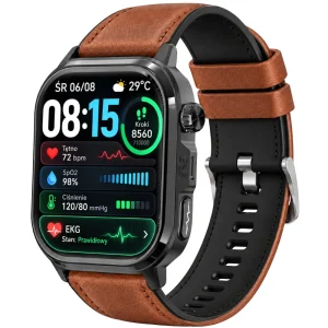 Kardiowatch Ekg Exon Navis męski zegarek z detektorem upadku