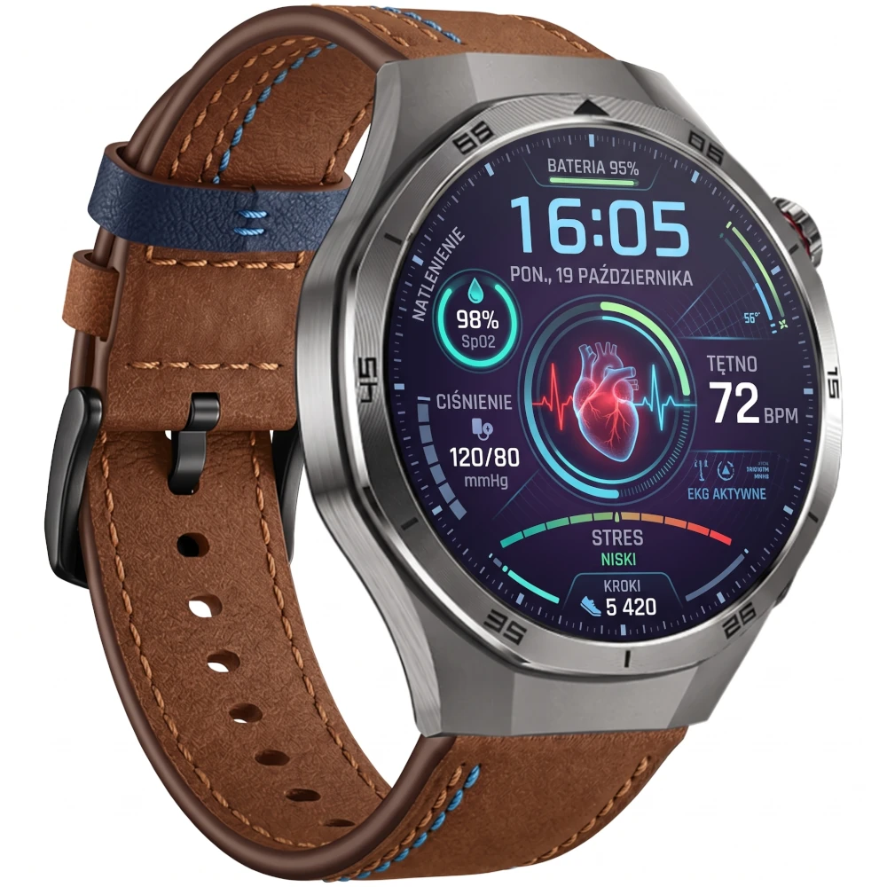 Kardiowatch Ekg Exon Strix bezpieczny pomiar ciśnienia krwi na zegarku