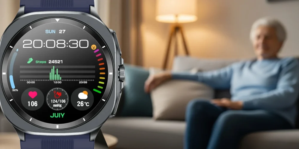 Smartwatch kardiologiczny dla seniora – przegląd najważniejszych funkcji