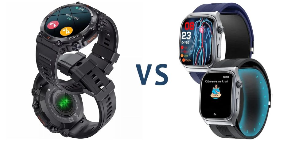 Kardiowatch vs smartwatch – różnice i zalety